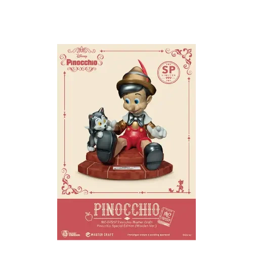 BEAST KINGDOM PINOCCHIO ADVENTURES IN PUPPETRY MASTERPIECE SERIES PINOCCHIO WOOD GRAIN SPECIAL EDITION