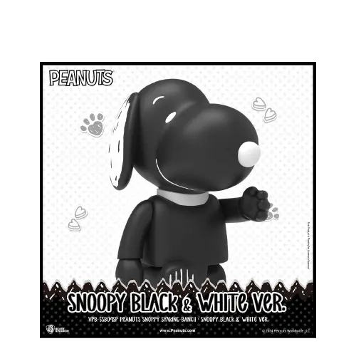 BEAST KINGDOM PEANUTS SNOOPY SYAKING-BANG!! : SNOOPY BLACK & WHITE VER.